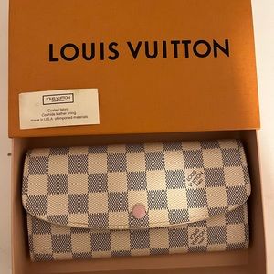 LOUIS VUITTON DAMIER AZUR EMILIE WALLET
